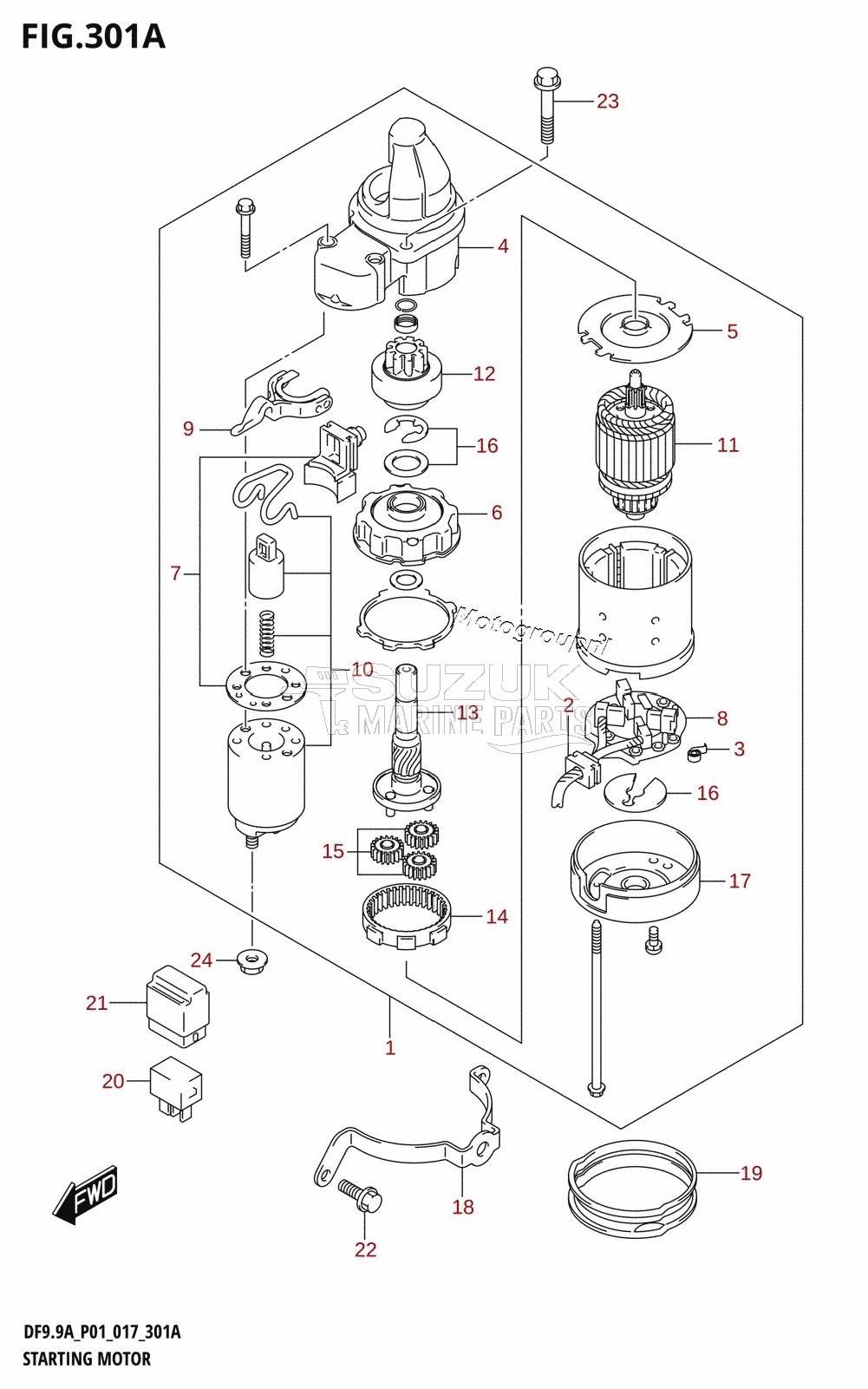 STARTING MOTOR