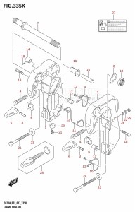 DF9.9B From 00995F-710001 (P03)  2017 drawing CLAMP BRACKET (DF20ATH:P03)