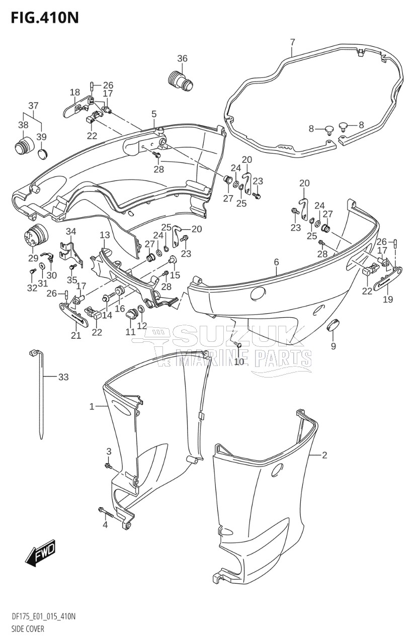 SIDE COVER (DF175Z:E01)