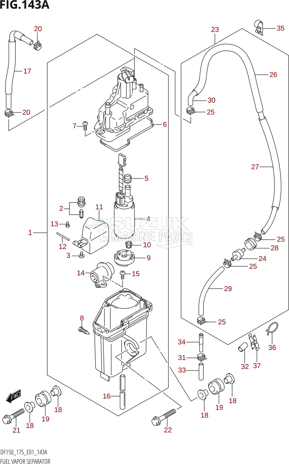 FUEL VAPOR SEPARATOR