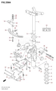 DF25 From 02503F-410001 (E03)  2014 drawing SWIVEL BRACKET (DF25:E03)