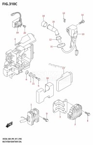 DF25A From 02504F-710001 (P01)  2017 drawing RECTIFIER /​ IGNITION COIL (DF25AT:P01)