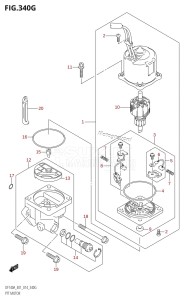 DF140A From 14003F-410001 (E01 E40)  2014 drawing PTT MOTOR (DF140AT:E01)