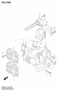 DF350A From 35001F-140001 (E11)  2021 drawing RECTIFIER /​ IGNITION COIL