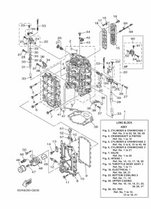 FL250GETX drawing CYLINDER--CRANKCASE-1