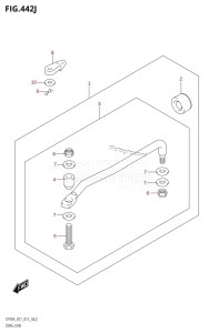 DF70A From 07003F-710001 (E03)  2017 drawing DRAG LINK (DF90ATH:E01)