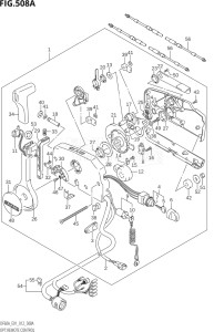 04003F-210001 (2012) 40hp E01-Gen. Export 1 (DF40AQH  DF40AT) DF40A drawing OPT:REMOTE CONTROL (DF40A:E01)