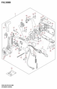 DF250ATSS From 25001N-440001 (E03)  2024 drawing OPT:REMOTE CONTROL (DF25ATH,DF30ATH)