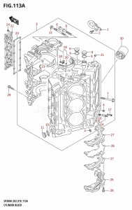 DF250AP From 25003P-910001 (E03)  2019 drawing CYLINDER BLOCK