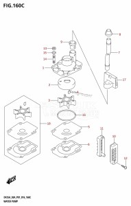 DF30A From 03003F-610001 (P01 P40)  2016 drawing WATER PUMP (DF25AT:P01)