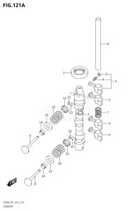 DF20A From 02002F-410001 (P01)  2014 drawing CAMSHAFT (DF9.9B:P01)