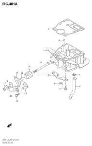 00994F-210001 (2012) 9.9hp P01-Gen. Export 1 (DF9.9A  DF9.9AR) DF9.9A drawing ENGINE HOLDER