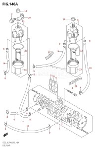 DT30 From 03005-310001 ()  2013 drawing FUEL PUMP (DT25K:P36)