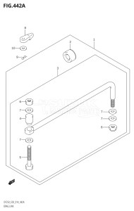 20002F-410001 (2014) 200hp E03-USA (DF200T) DF200 drawing DRAG LINK