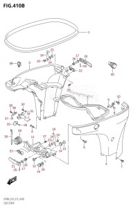 DF80A From 08002F-510001 (E01 E40)  2015 drawing SIDE COVER (DF70A:E40)