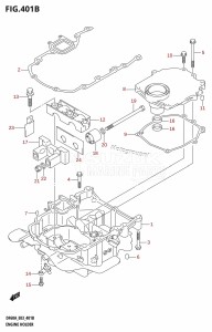 DF60A From 06002F-110001 (E03)  2011 drawing ENGINE HOLDER (DF40AT,DF50AT)