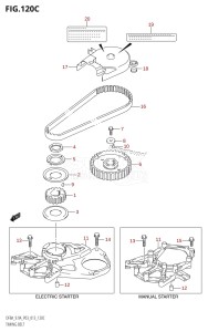 DF9.9A From 00994F-310001 (P03)  2013 drawing TIMING BELT (DF9.9A:P03)