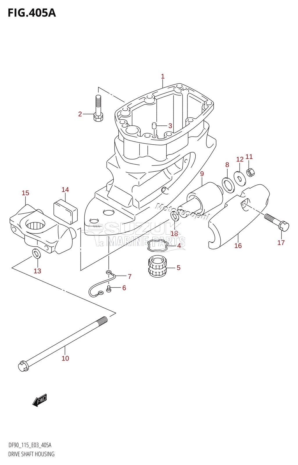 DRIVE SHAFT HOUSING