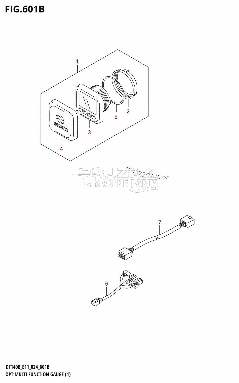 OPT:MULTI FUNCTION GAUGE (1) (E11,E01,E03)