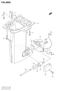 DT40 From 04005-310001 ()  2013 drawing DRIVE SHAFT HOUSING (DT40WK:P40)