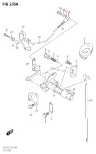 DF8A From 00801F-340001 (P01)  2023 drawing CLUTCH ROD (DF8A,DF9.9A)