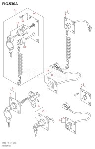 DF115Z From 11501Z-980001 (E01 E40)  2009 drawing OPT:SWITCH (K1,K2,K3,K4)