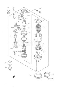 DF 140 drawing Starting Motor