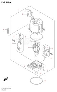 DF250A From 25003P-510001 (E03)  2015 drawing PTT MOTOR