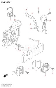 DF25A From 02504F-340001 (P03)  2023 drawing RECTIFIER /​ IGNITION COIL (DF30AT,DF30ATH)