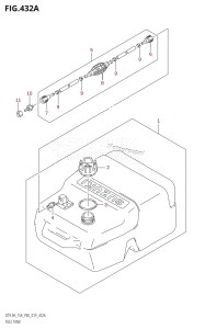 DT9.9A From 00993K-910001 (P36 P40)  2019 drawing FUEL TANK (DT9.9A:P36,DT9.9A:P81,DT15A:P36,DT15A:P81)