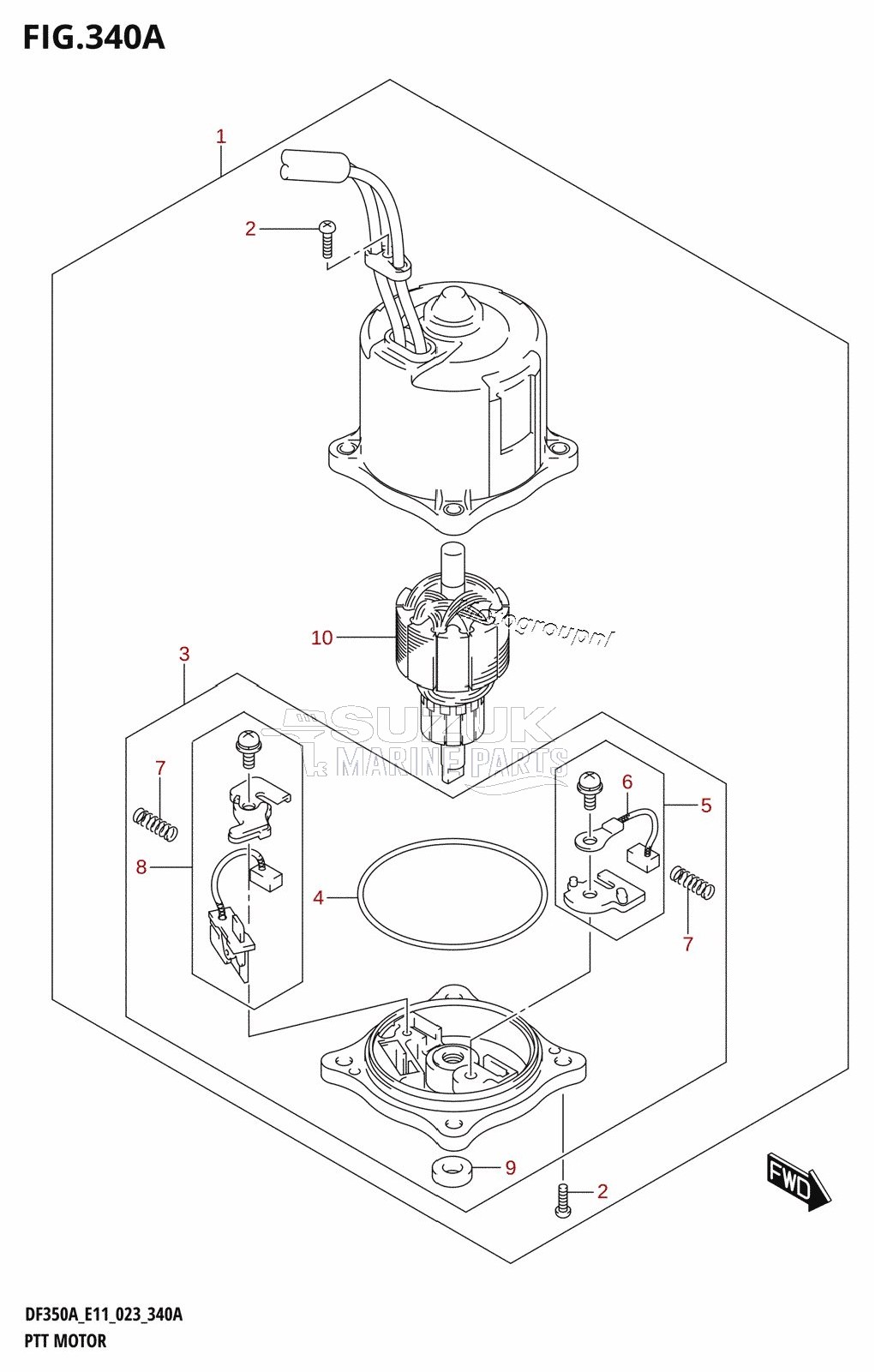 PTT MOTOR (DF350A,DF325A,DF300B)