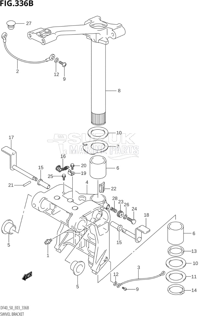 SWIVEL BRACKET (K1,K2,K3,K4,K5,K6,K7,K8,K9,K10)