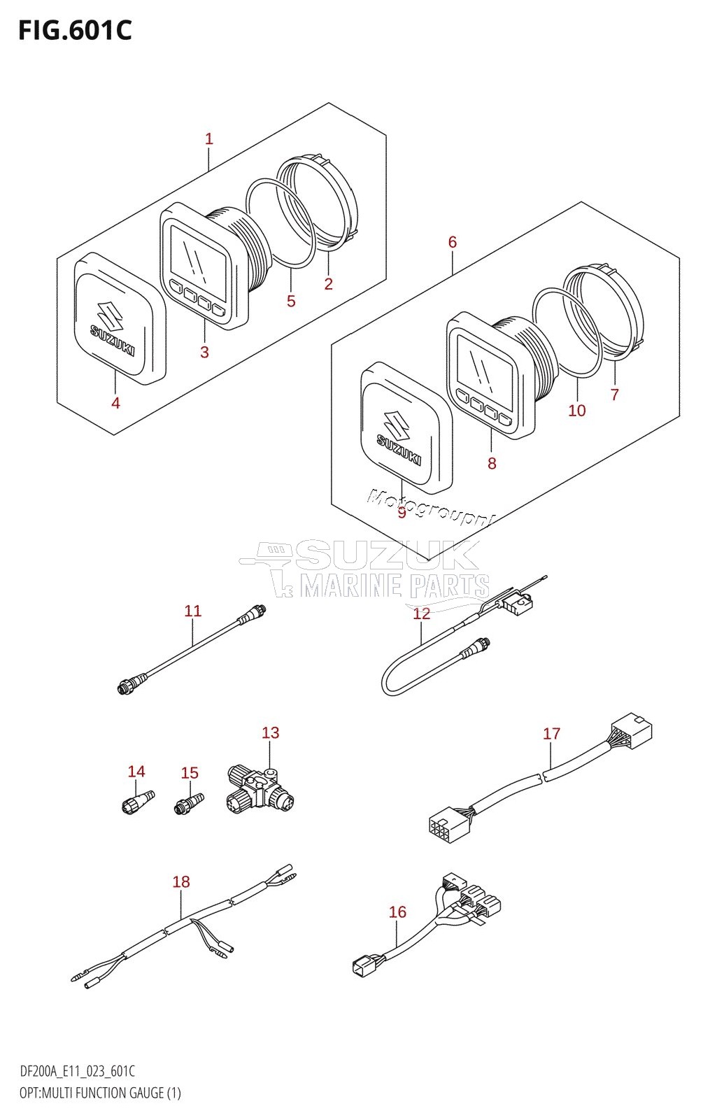 OPT:MULTI FUNCTION GAUGE (1) (023)