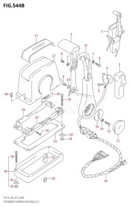 DF150 From 15002F-510001 (E03)  2015 drawing OPT:REMOTE CONTROL ASSY SINGLE (1) (DF150Z:E03)