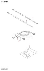 DF9.9A From 00994F-610001 (P03)  2016 drawing OPT:REMOCON CABLE (DF8A:P03)