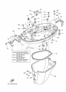 F50HEDL drawing BOTTOM-COWLING-1