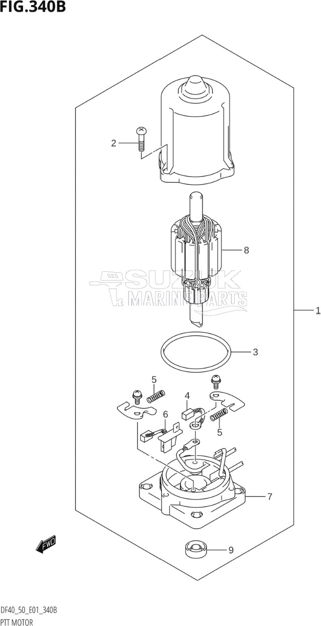 PTT MOTOR ((DF40T,DF50T,DF50WT):(K1,K2,K3,K4,K5,K6,K7,K8,K9,K10),DF50TH:(K5,K6,K7,K8,K9,K10))