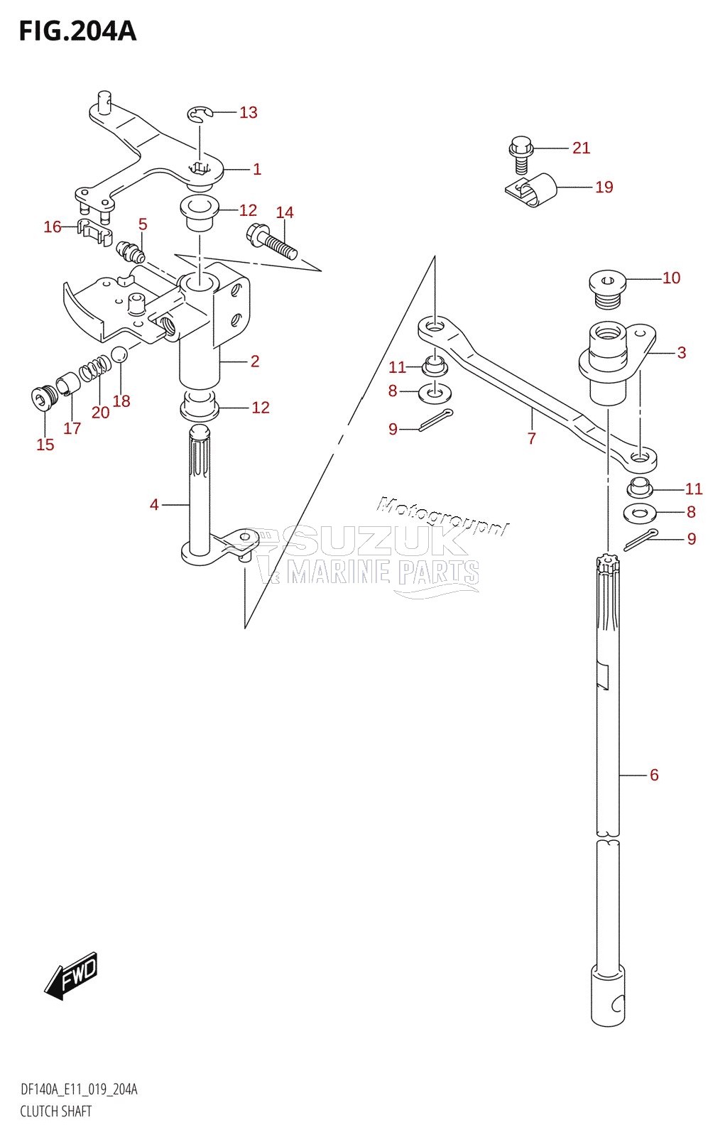 CLUTCH SHAFT