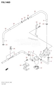 DF150Z From 15002Z-210001 (E03)  2012 drawing FUEL PUMP (DF175Z:E03)