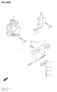 DF80A From 08002F-710001 (E03)  2017 drawing THROTTLE BODY