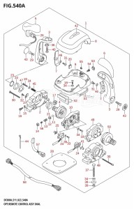 DF300A From 30002P-240001 (E11)  2022 drawing OPT:REMOTE CONTROL ASSY DUAL (020,021)