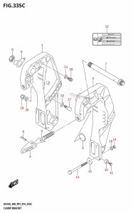 DF25A From 02504F-510001 (P01)  2015 drawing CLAMP BRACKET (DF25AT:P01)