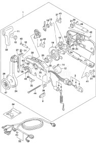 Outboard DF 25A drawing Remote Control Non-Remote Control wo/Power Tilt