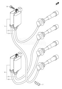  (2003) 115hp - () DF115TL drawing IGNITION COIL