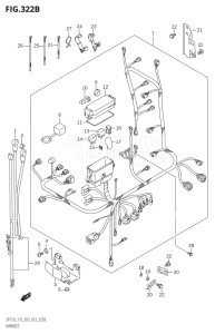 17502Z-210001 (2012) 175hp E03-USA (DF175Z) DF175Z drawing HARNESS (DF150Z:E03)