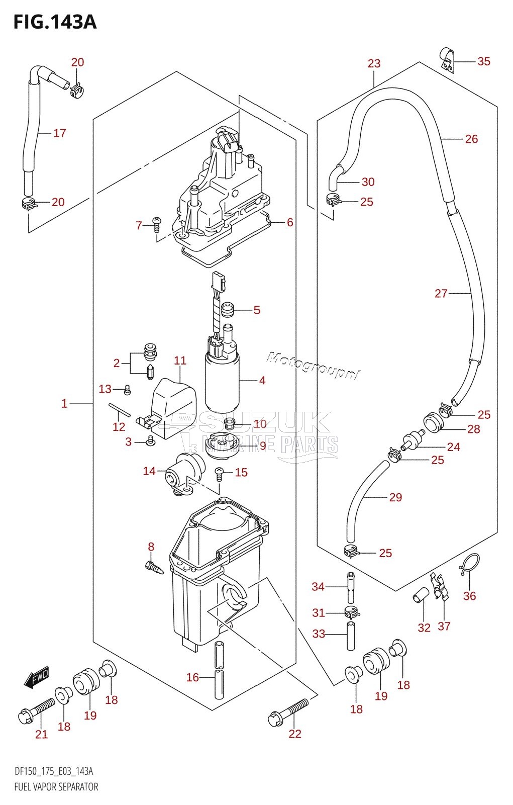 FUEL VAPOR SEPARATOR