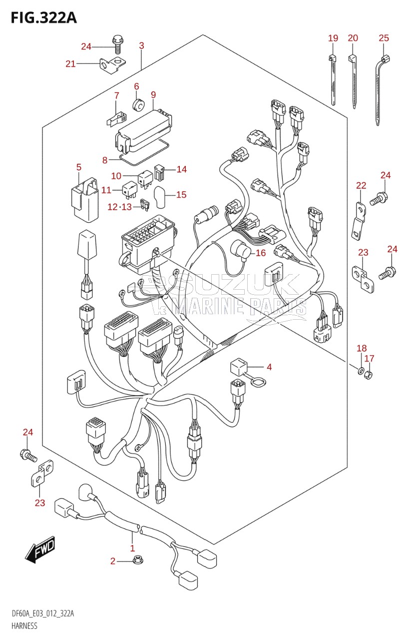 HARNESS (DF40A:E03)