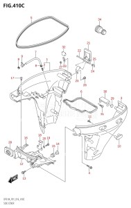 00994F-610001 (2016) 9.9hp P01-Gen. Export 1 (DF9.9A  DF9.9AR) DF9.9A drawing SIDE COVER (DF9.9A:P01)