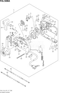 00503F-710001 (2017) 5hp P01-Gen. Export 1 (DF5A) DF5A drawing OPT:REMOTE CONTROL