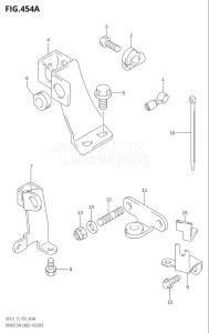 00992F-421001 (2004) 9.9hp P01-Gen. Export 1 (DF9.9K4) DF9.9 drawing REMOCON CABLE HOLDER (DF9.9R,DF15R)